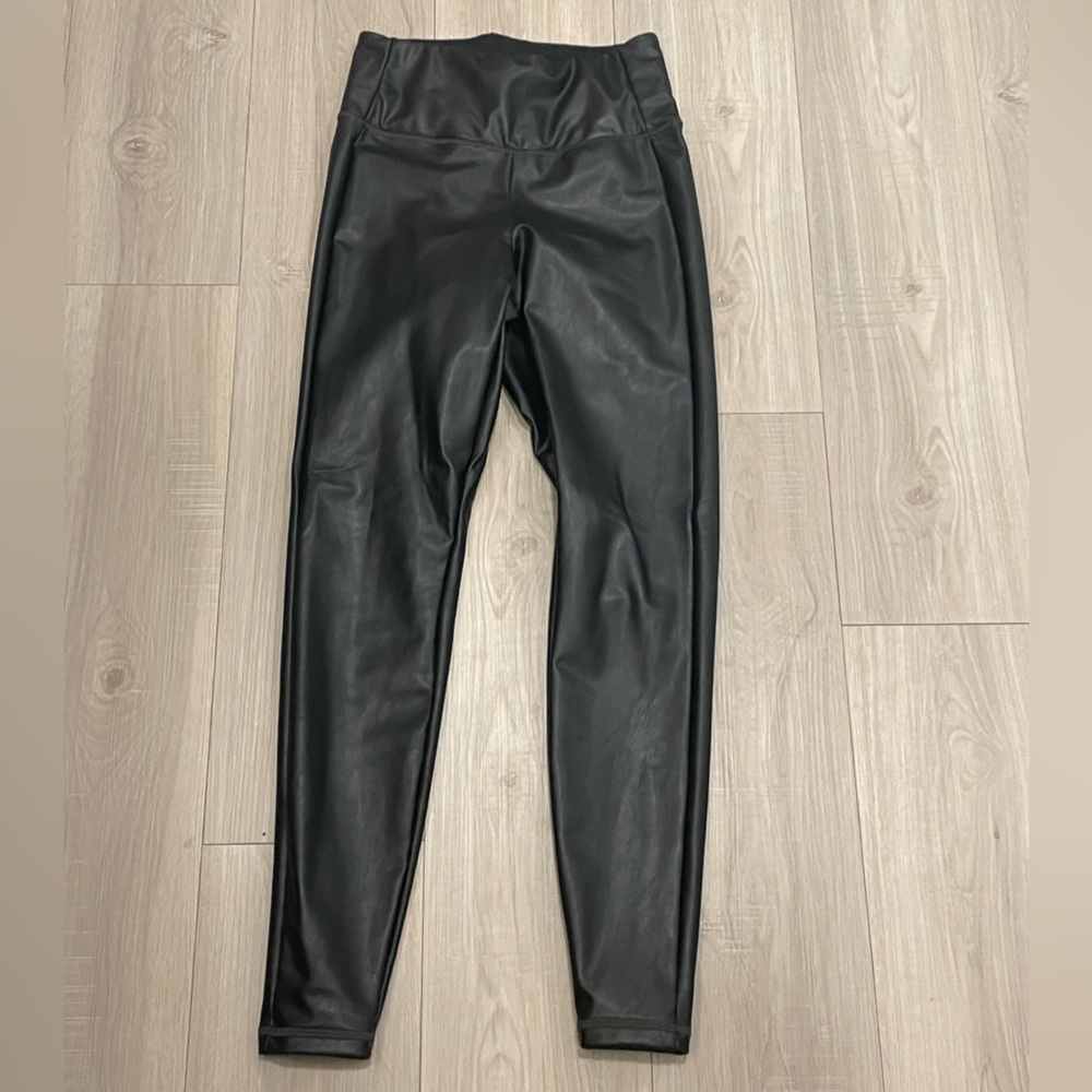 Athleta Leather Leggings